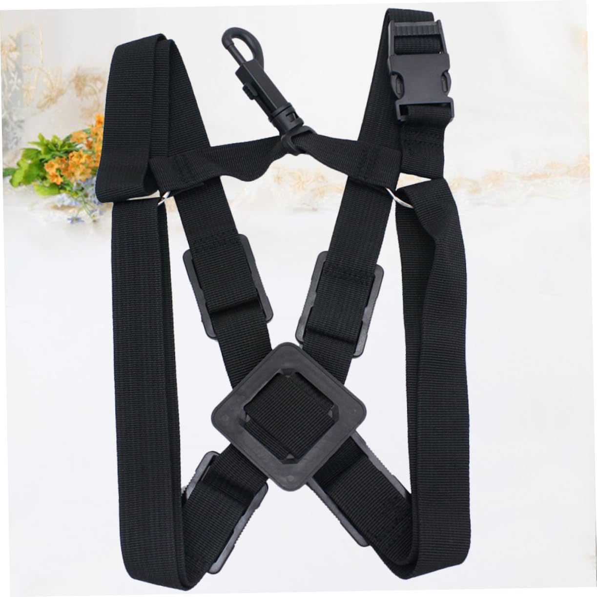 ibasenice 3pezzi Tracolla Per Sassofono Professionale Regolabile Con Gancio Antiscivolo Comfort e Stabilità Per Musicisti Design Ergonomico Per Dolori Spalle e Collo