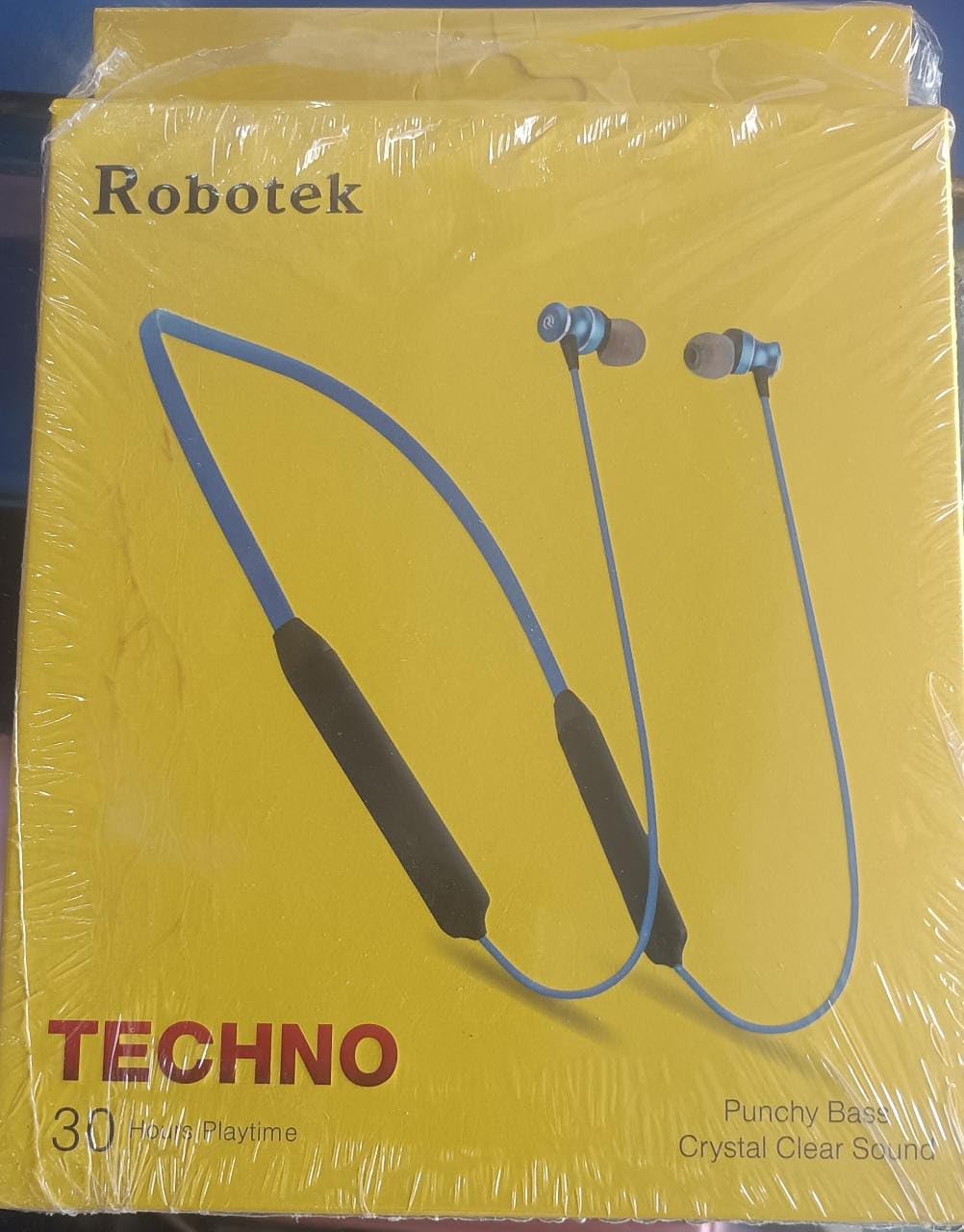 KS Mobile Shop Robotak Techno Wireless Earphones Bluetooth Neckband