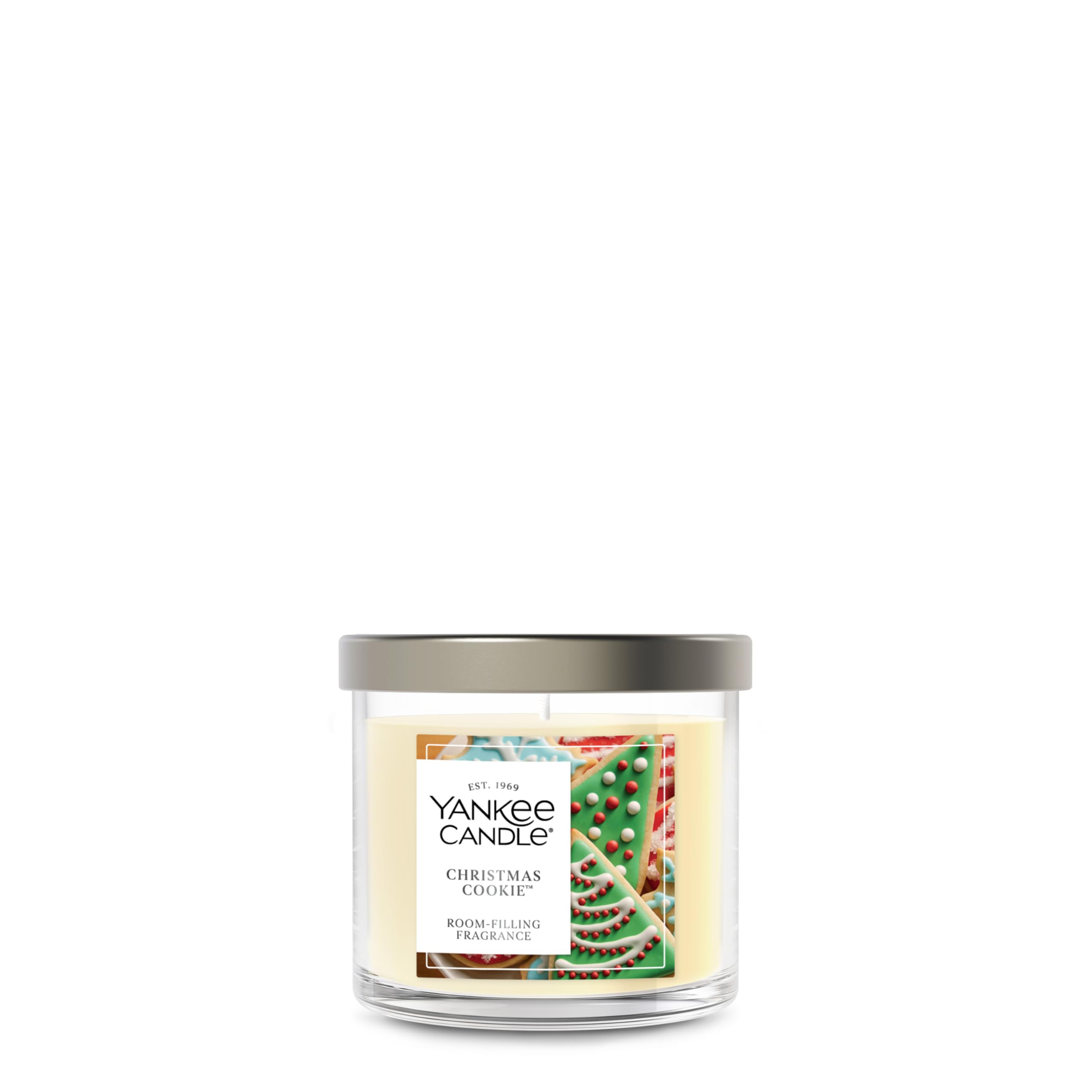 Yankee Candle Christmas Cookie Scented, Signature 4.3oz Small Tumbler Single Wick Candle, Over 20 Hours of Burn Time, Christmas | Holiday Candle