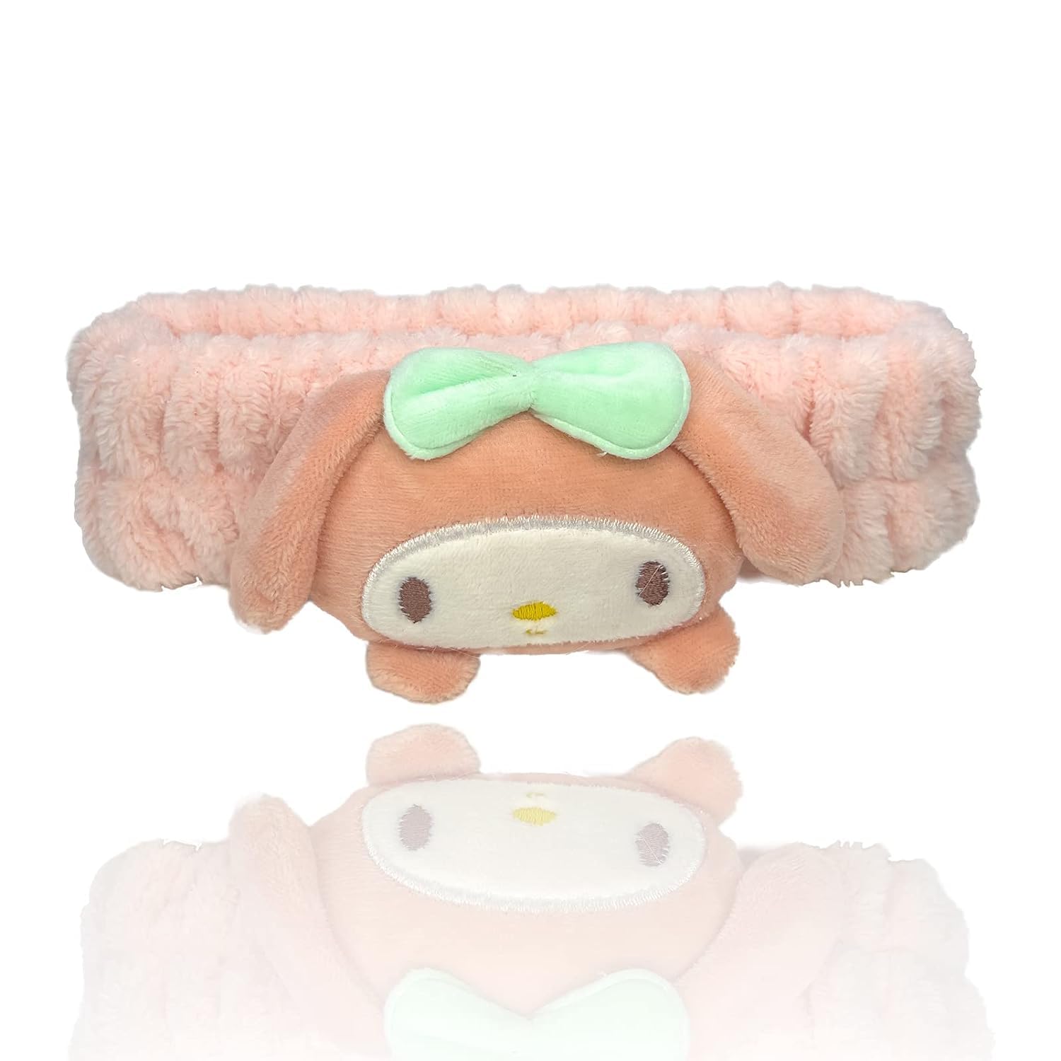 Bliqlriy Kawaii Spa Headband, Cute Headband for Women Facial Makeup, Washing, Party, Soft Microfiber Coral Skincare Shower Fluffy Towel Headbands Hair