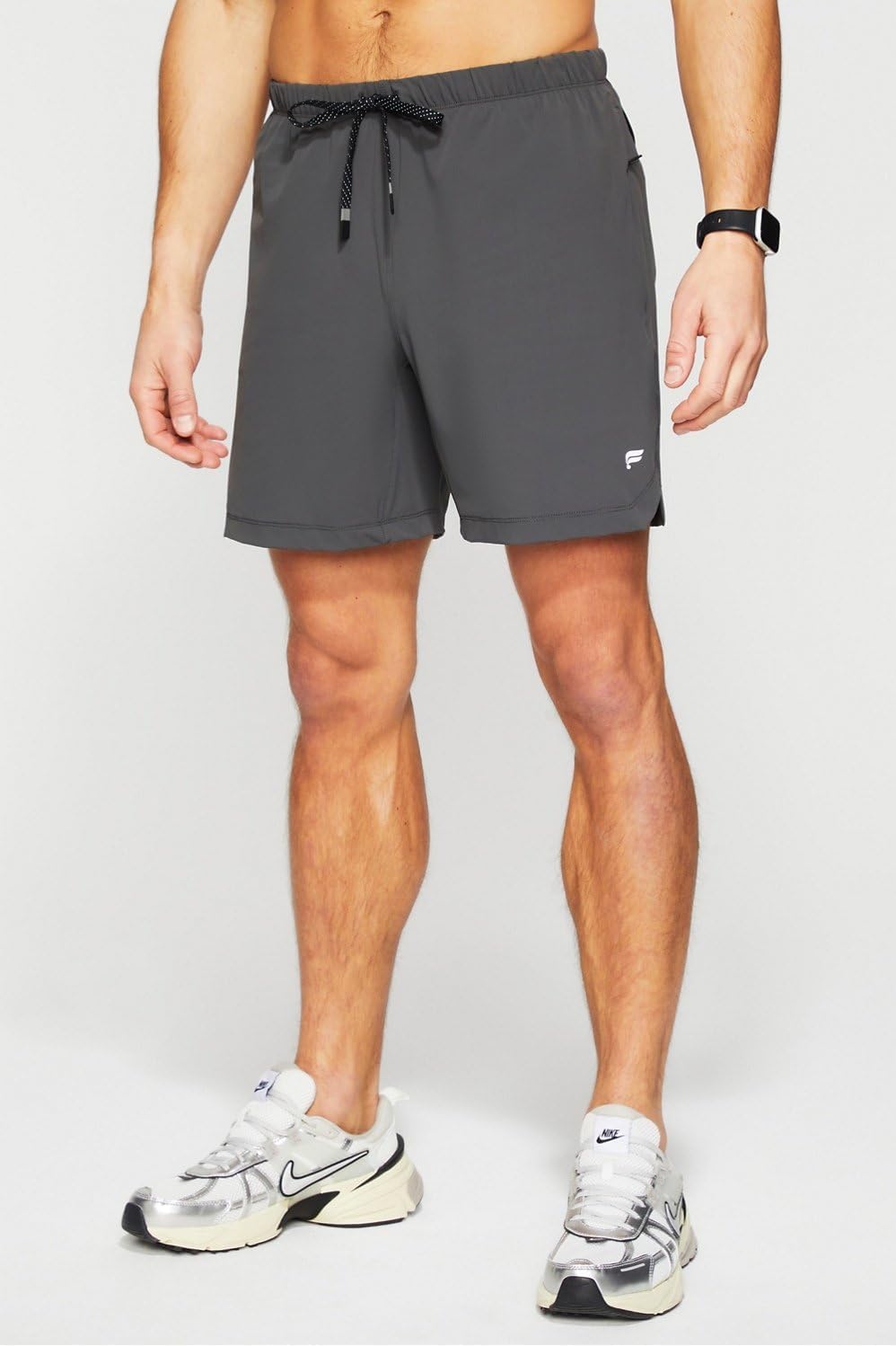 Fabletics Men's The One Short (Unlined), Training, Swimming, Lightweight, Quick-Dry, Zip Pocket, Stretch Woven - Image 2