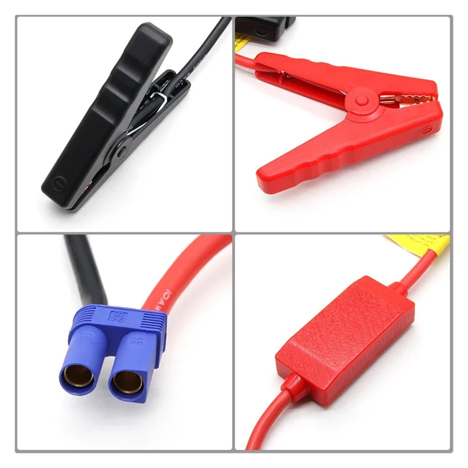 eufeifeiegds Lot de 1/5/10 Pinces Crocodiles for Batterie de démarrage de Voiture Universelle 12 V wefeiegds(10pcs)