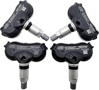 VESEN 42607-08010 Programmed Tire Pressure Monitoring System (TPMS) Sensor Replacement for Toyota 2006-2017 Sienna Sequoia Tundra 315MHz | Pack of 4