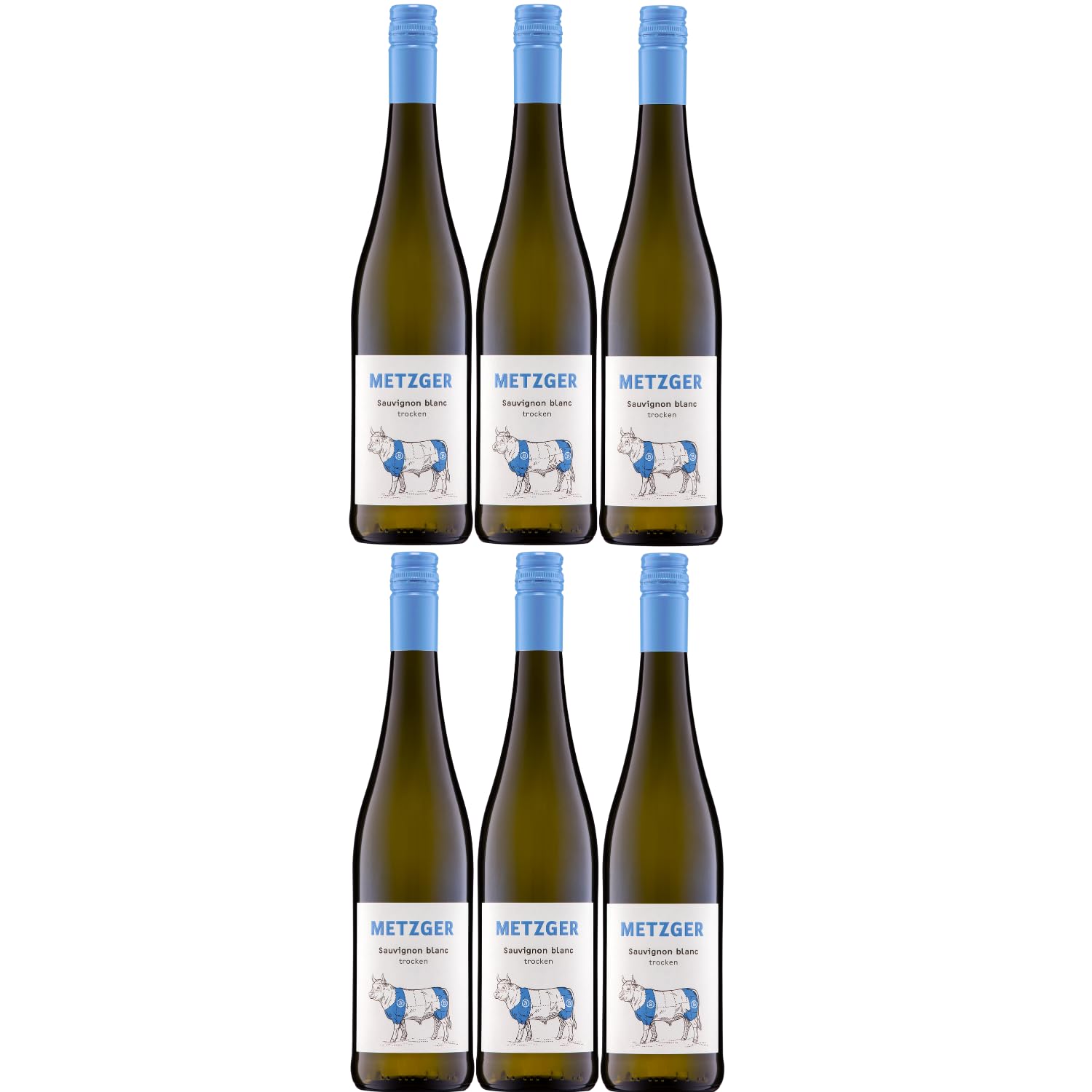 Weingut Uli Metzger Sauvignon Blanc trocken Weiß Deutschland inkl. FeinWert E-Book (6 x 0,75l)