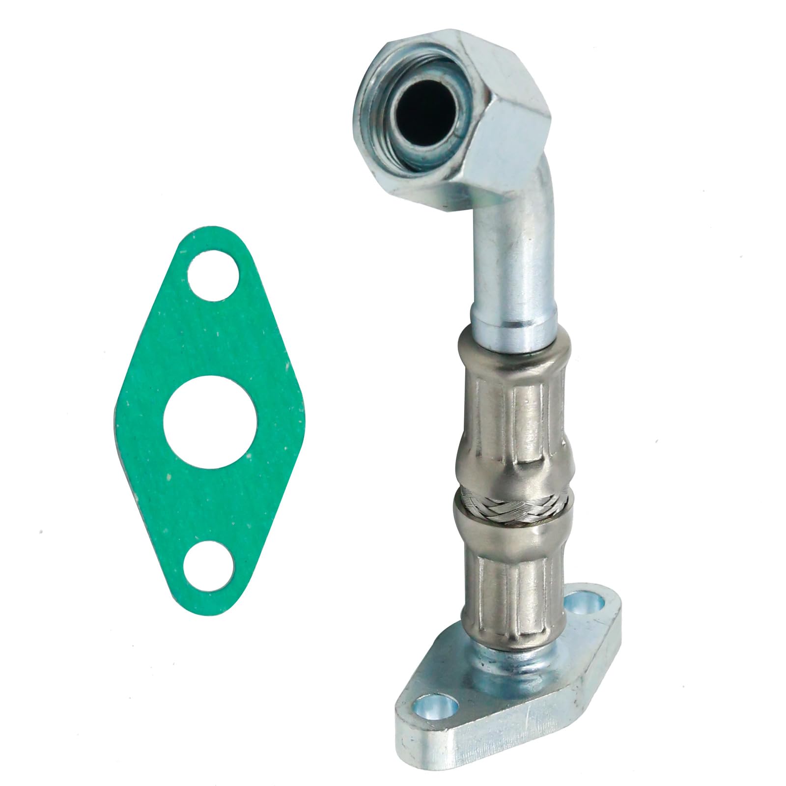 Tubo di ritorno dell'olio del turbocompressore con guarnizione, sostituzione per A2 Sostituzione per Skoda Fabia Sostituzione per Seat Altea, sostituisce 038145736C
