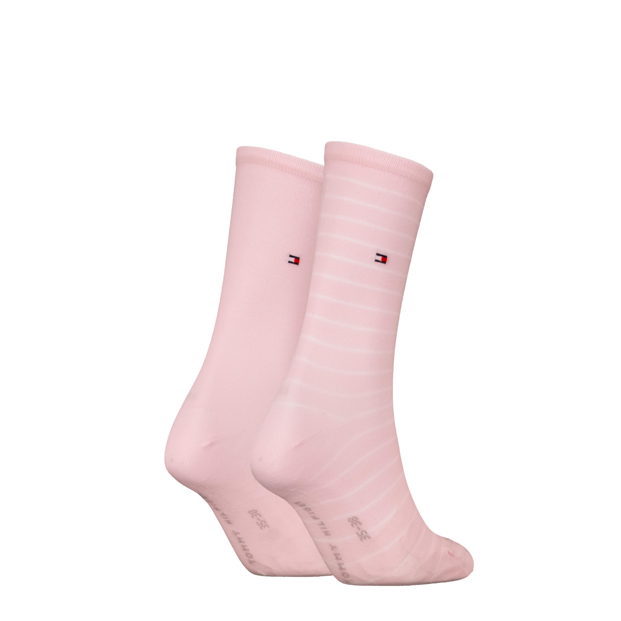 Tommy Hilfiger Small Stripe Calcetines clásicos Hombre (Pack de 2)