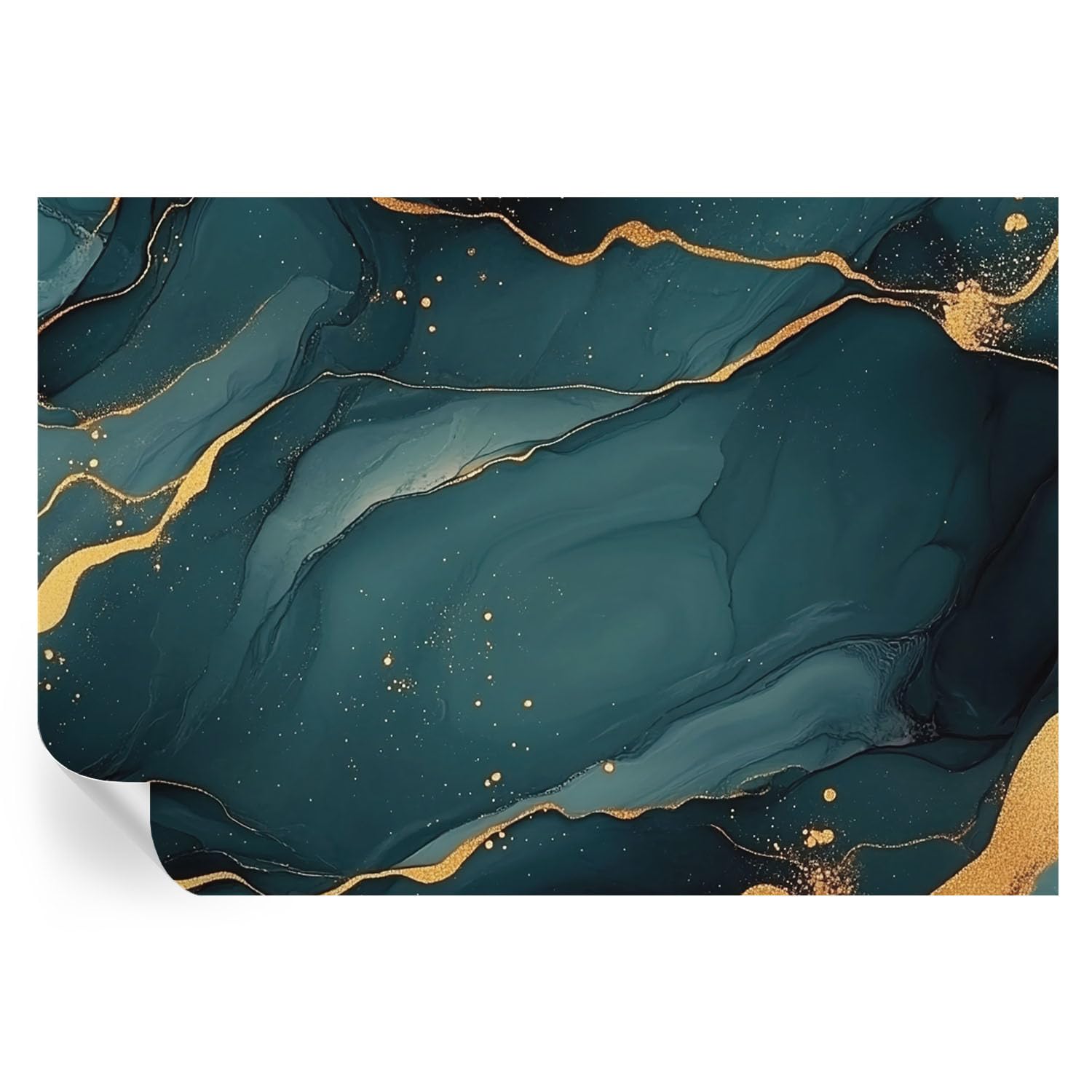 Adornos de pasillo abstractos azul oscuro 152x104 - Decora paredes de forma rápida