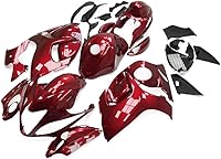 Vista 2 de FLPRO - Kit de carenado de motocicleta rojo caramelo brillante para Suzuki GSXR1300 Hayabusa 2008 09 10 11 12 13 14 15 16 17 18 19 2020 GSXR 1300
