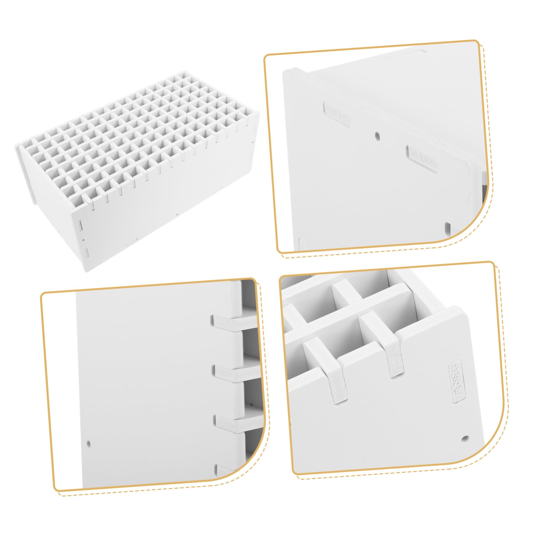 Portamatite da Scrivania in Legno Multi-funzione Scomparti Robusti, Organizer per Pennarelli per Back To School Party e Ufficio