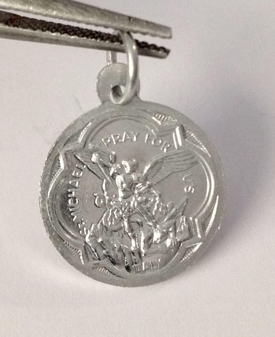 I G J LOT OF SAINT MICHAEL THE ARCHANGEL/IMMACULATE MADONNA MEDALS - THE PATRON SAINTS MEDALS - 100% MADE IN ITALY