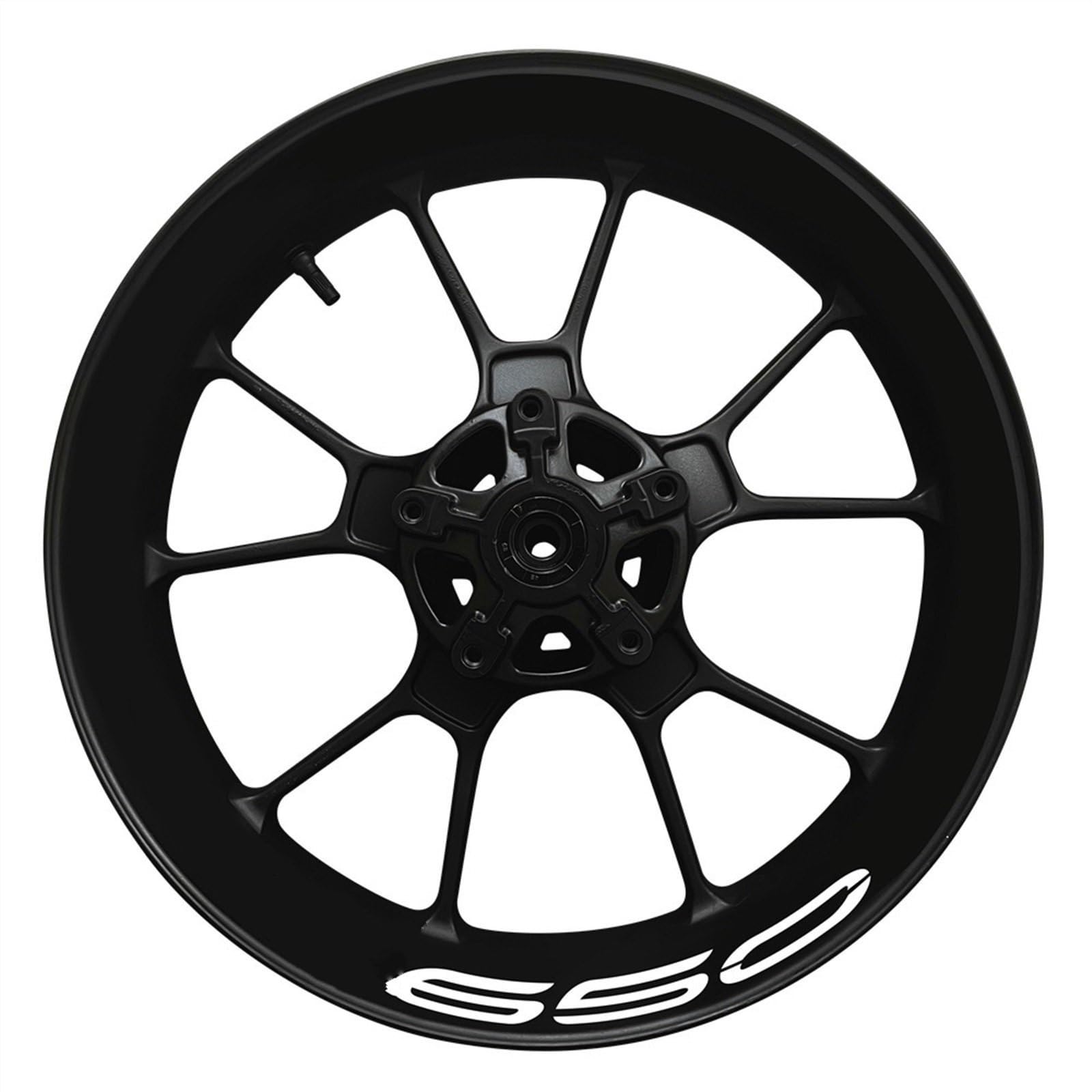 Stickers Motorcycle Wheel Stickers Reflective Rim Motorbike Waterproof Decals for Kawasaki Z650 Z 650(Style 26)