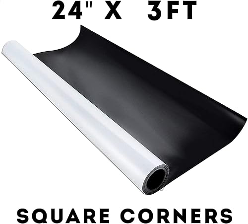 Miniatura 10 de Hojas de imán en blanco de 24 pulgadas de ancho, flexible, imprimible, superficie de vinilo blanco  Seguro para vehículos, se corta fácilmente con