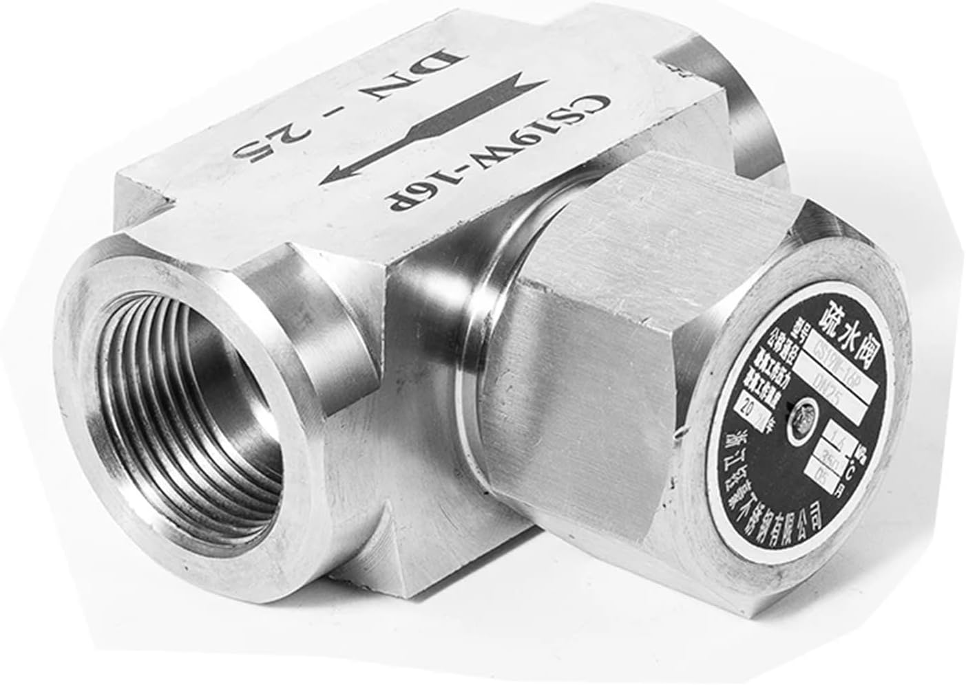1pc 1/2" 3/4" 1" 1-1/4" 1.5" 2" BSPT Female Steam Trap SS304 Stainless Steel Thickened High Temperature Steam(1-1/2")