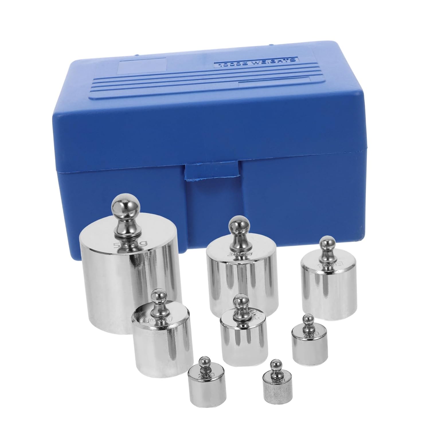Precision Calibration Weight Kit Plated Weights for Accurate Scale Calibration for Laboratory and Kitchen Use Includes Tweezers for Easy Handling