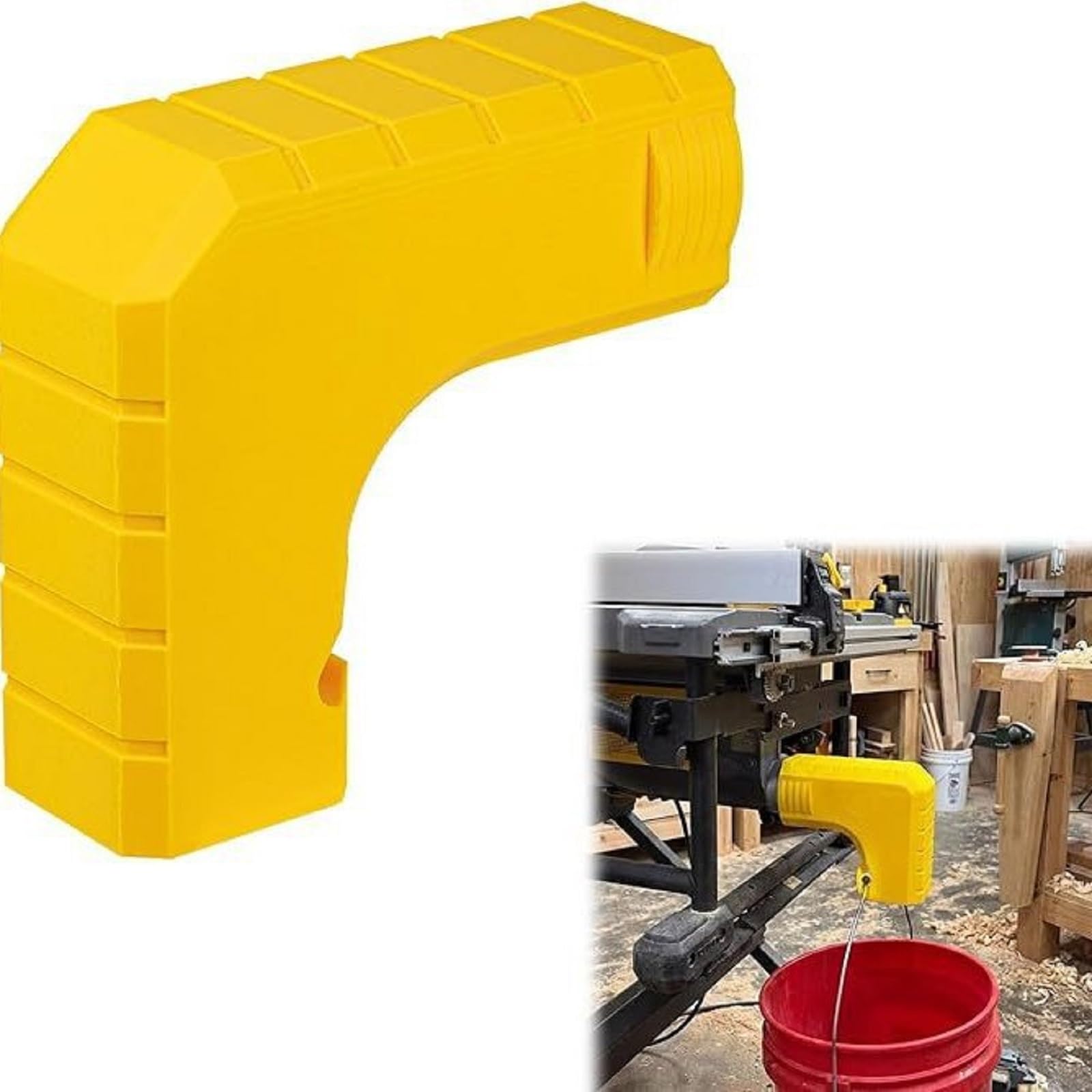 A Dust Dapter & Table Saw Dust Collector For Dewalt Dwe7485 – Efficient Sawdust Collection, Table Saw Ccessories Replacement Dust Collection Dapter For Workshop Cleanliness
