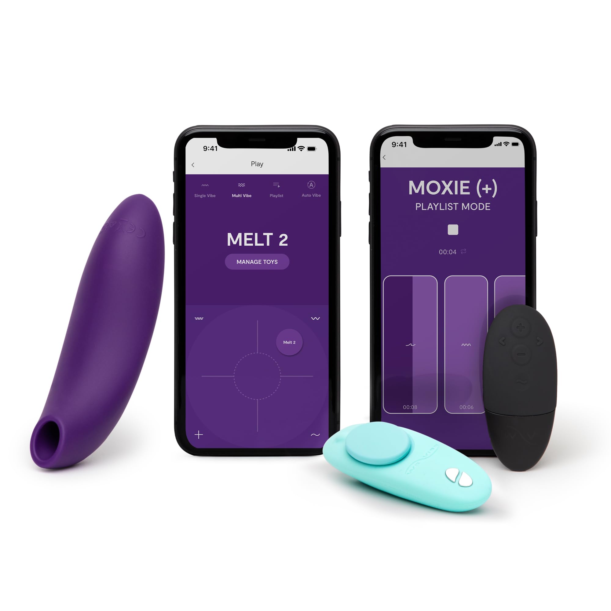 We-Vibe Melt 2 Purple Clitoris Vibrator Personal Massager Moxie Aqua Lay On Panty Vibrator - Couples Sex Toy
