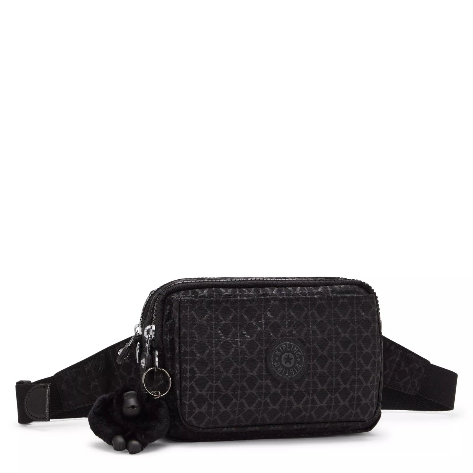Kipling Abanu - Bolso Cruzado Convertible con Estampado múltiple, Firma Emb, 7.5''L x 5''H x 3.3''D