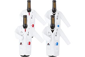 White Coat Wine Bottle Cover for Nurses