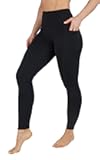 High Waist Fleece Lined Leggings with Side Pocket - Yoga Pants