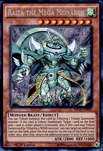 YU-GI-OH! - Raiza The Mega Monarch (MP15-EN091) - Mega Pack 2015 - 1st Edition - Secret Rare