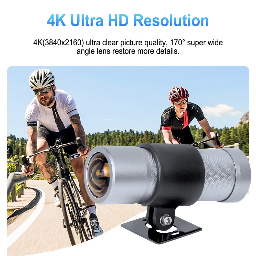 VSYSTO Caméra de Moto Caméra de vélo Caméra de Sport HD 2K Caméra