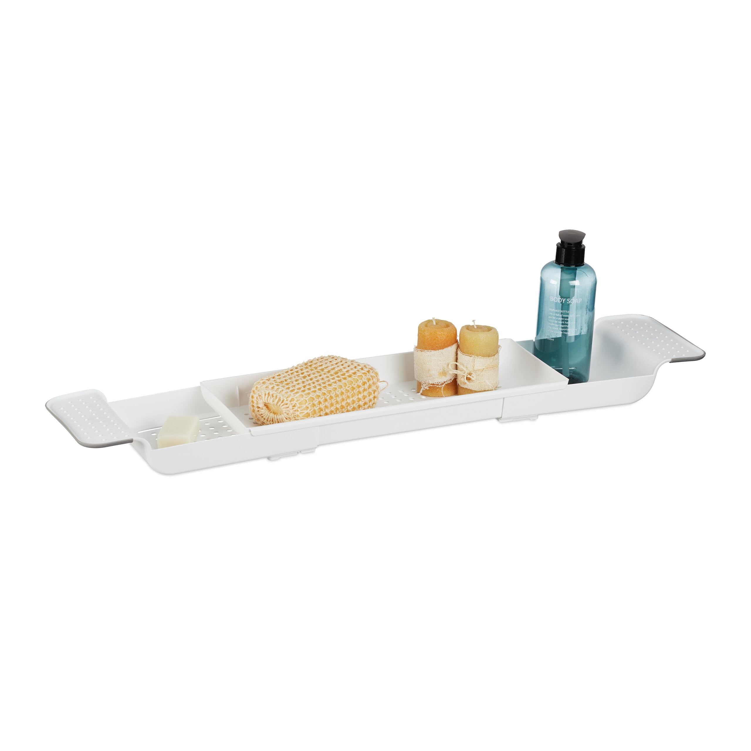 Excellent Houseware Badplank - uitschuifbaar - 55 tot 78 cm | Leen Bakker