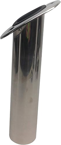 Miniatura 6 de Pactrade Marine Soporte de caña de pescar de acero inoxidable 304 9.5 "Montaje empotrado 30 grados barco marino