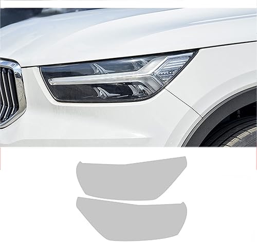 FAYTEK Película protectora de faros delanteros para Volvo XC90 XC40 XC60 S60 S90 V60 V90, adhesivo de TPU transparente para luz delantera, para XC40