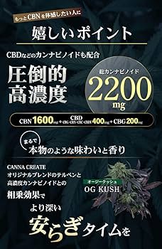 Amazon | CANNACREATE 高濃度 CBNハーブ 5g 2200mg CBN 1600mg Amazon | CANNACREATE 高濃度 CBNハーブ 5g 2200mg CBN 1600mg