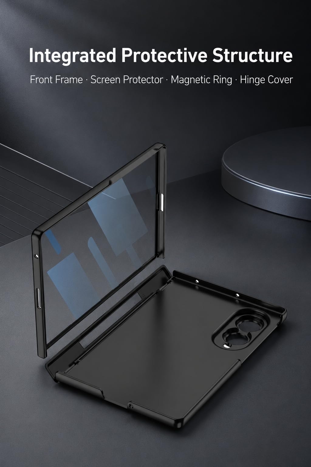 SHIEID Custodia Z Fold 8 per Samsung Galaxy Z Fold8, anello di ricarica