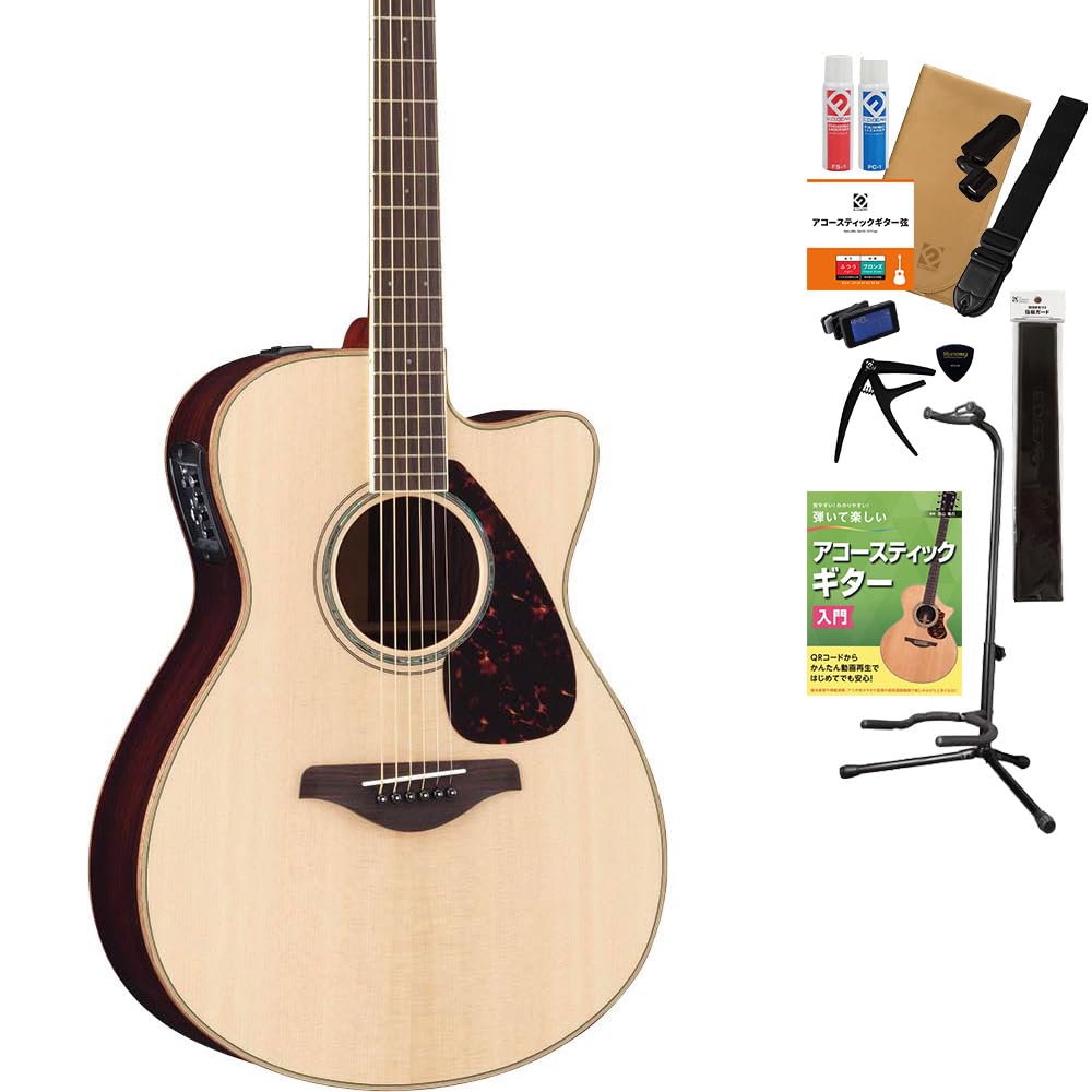 YAMAHA アコースティックギター FSX875C Amazon | YAMAHA FSX875C NT アコースティックギター 教本・お手入れ
