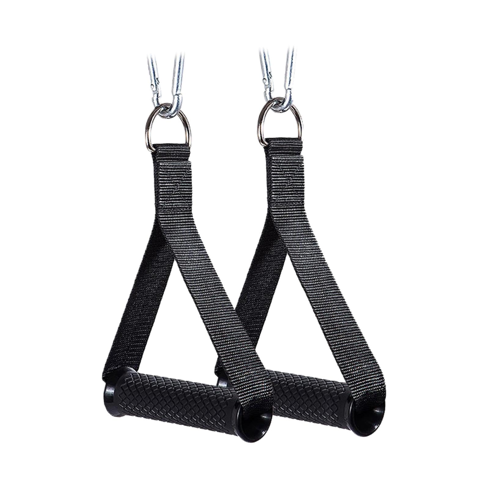 ATORSE Attachment Grips Exercise Handles for Pilates Strength Training Home Gym Use Black-image-17
