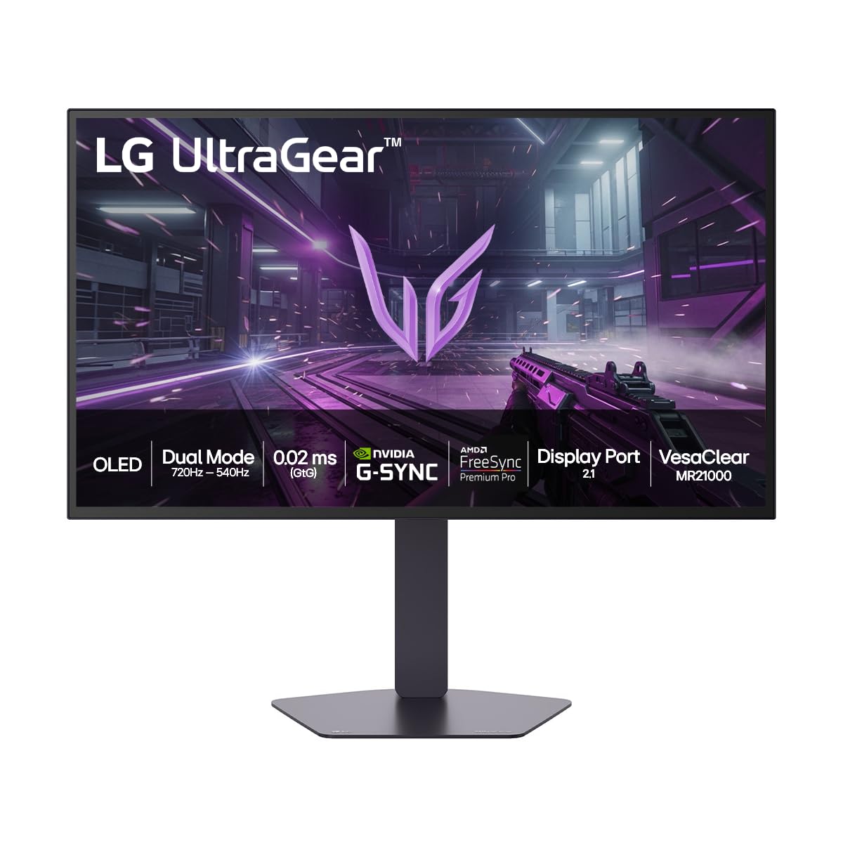 Monitor LG UltraGear OLED 32“, UHD 4K, 330Hz, Dual Mode, 0,03ms