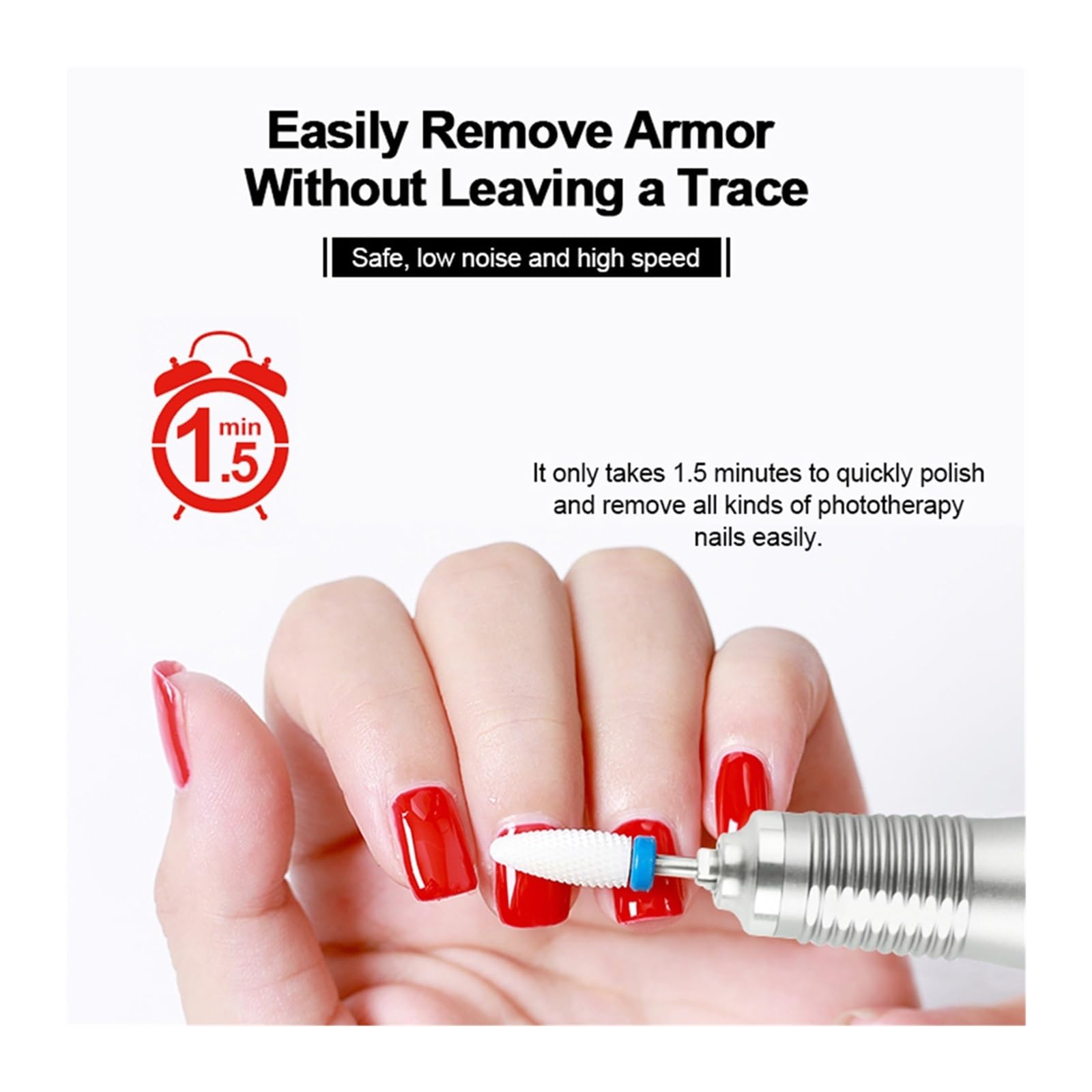 Amazon.co.jp: 電動ネイルマシン ハイパワーネイルドリル、35000 RPM