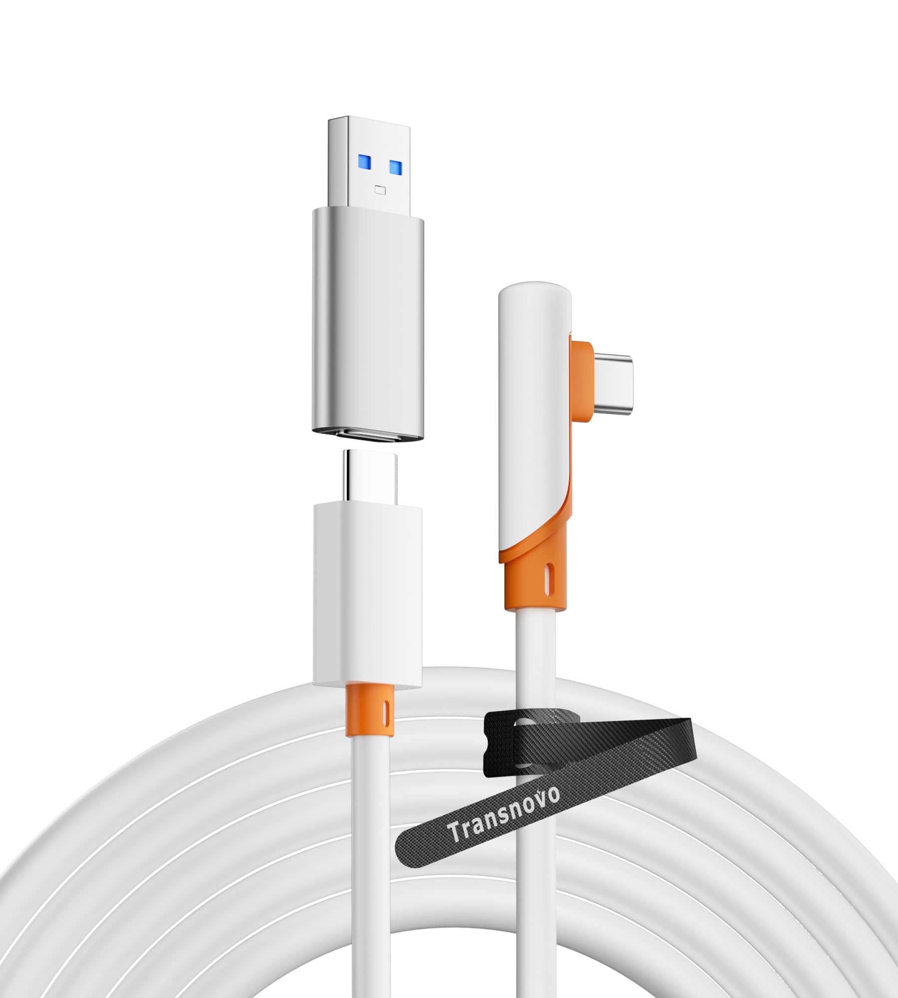 Sponsored Ad – 5M Link Cable for Oculus/Meta Quest 3/3S/2/Pro/Pico 4 - VR Accessories for PC/Steam VR Games, Upgraded Type C With USB 3.0 Adapter, High Speed Data Transfer