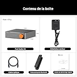 Fosi Audio S3 HiFi Music Streamer DAC Preamp, AK4493SEQ DAC Wi-Fi 6 Bluetooth 5.3, Digital Transport with XLR Balanced/Optical/Sub Out/HDMI eARC, AirPlay 2 Spotify Connect Tidal, 5-Band EQ - 8