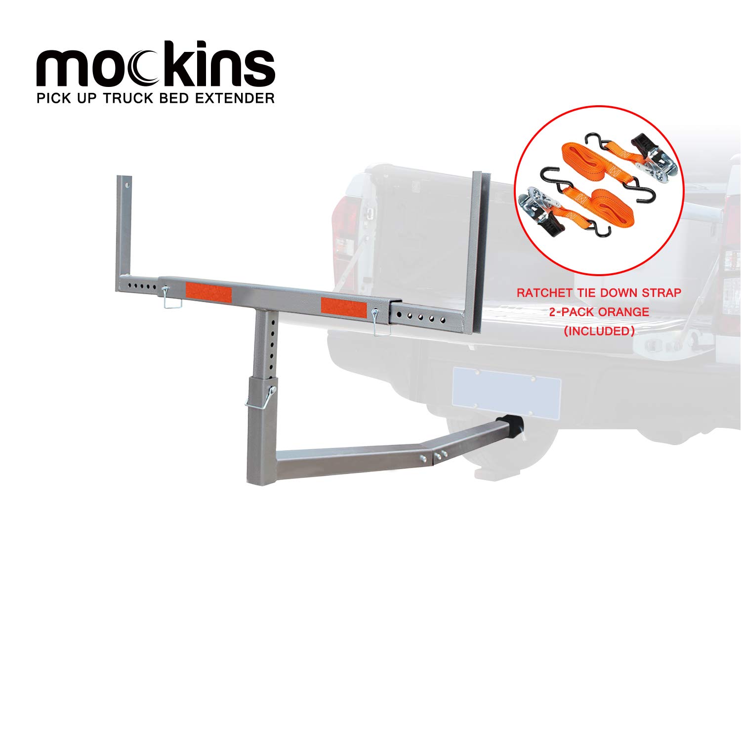 Buy Mockins 2in1 Design 750lb Cap. Truck Bed Extender Hitch & Ratchet
