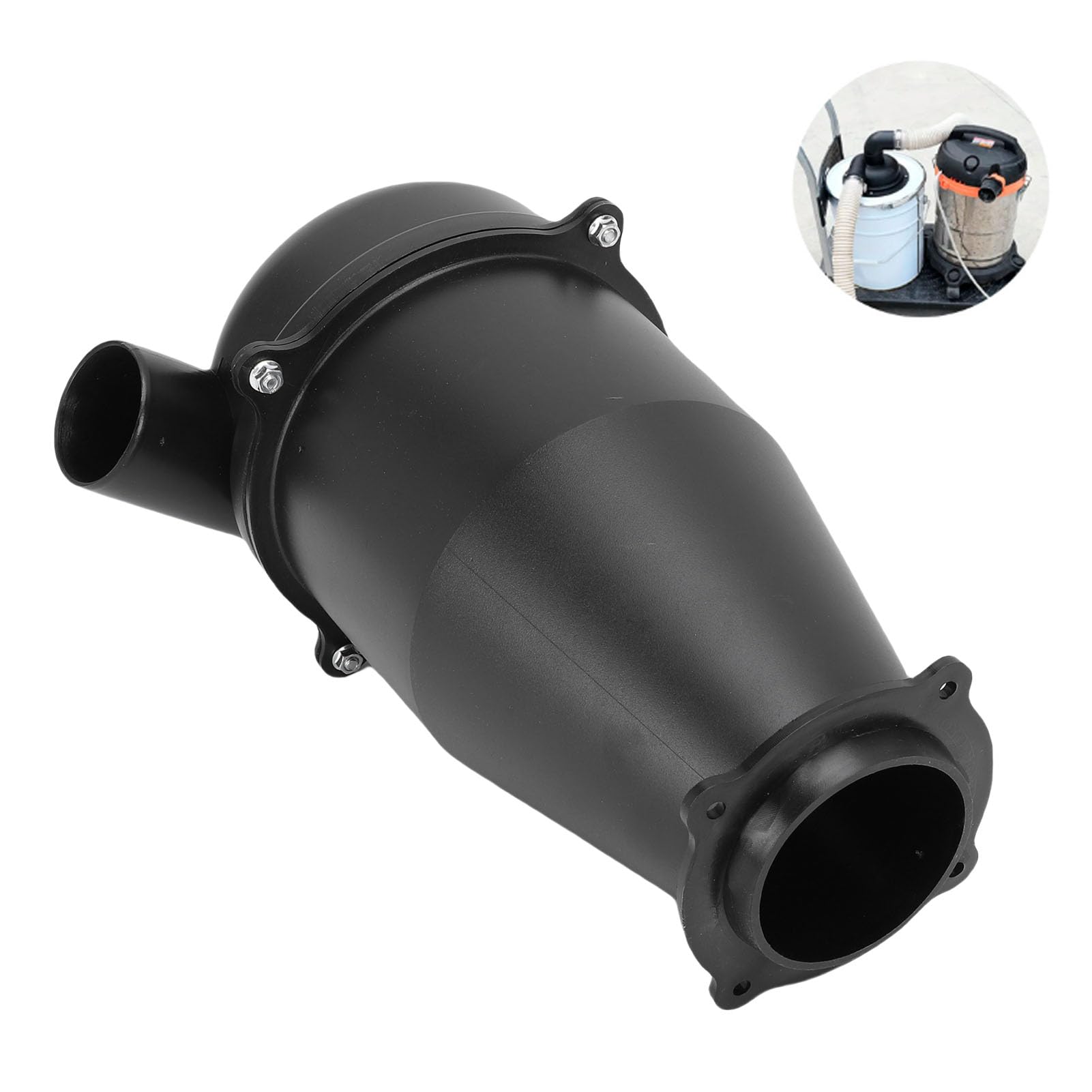 Denash Separador de Colector de Polvo Ciclónico, Separación Eficiente de Polvo y Desechos con Anillo de Sellado, para Aspiradoras en Seco y Húmedo de Uso Duradero