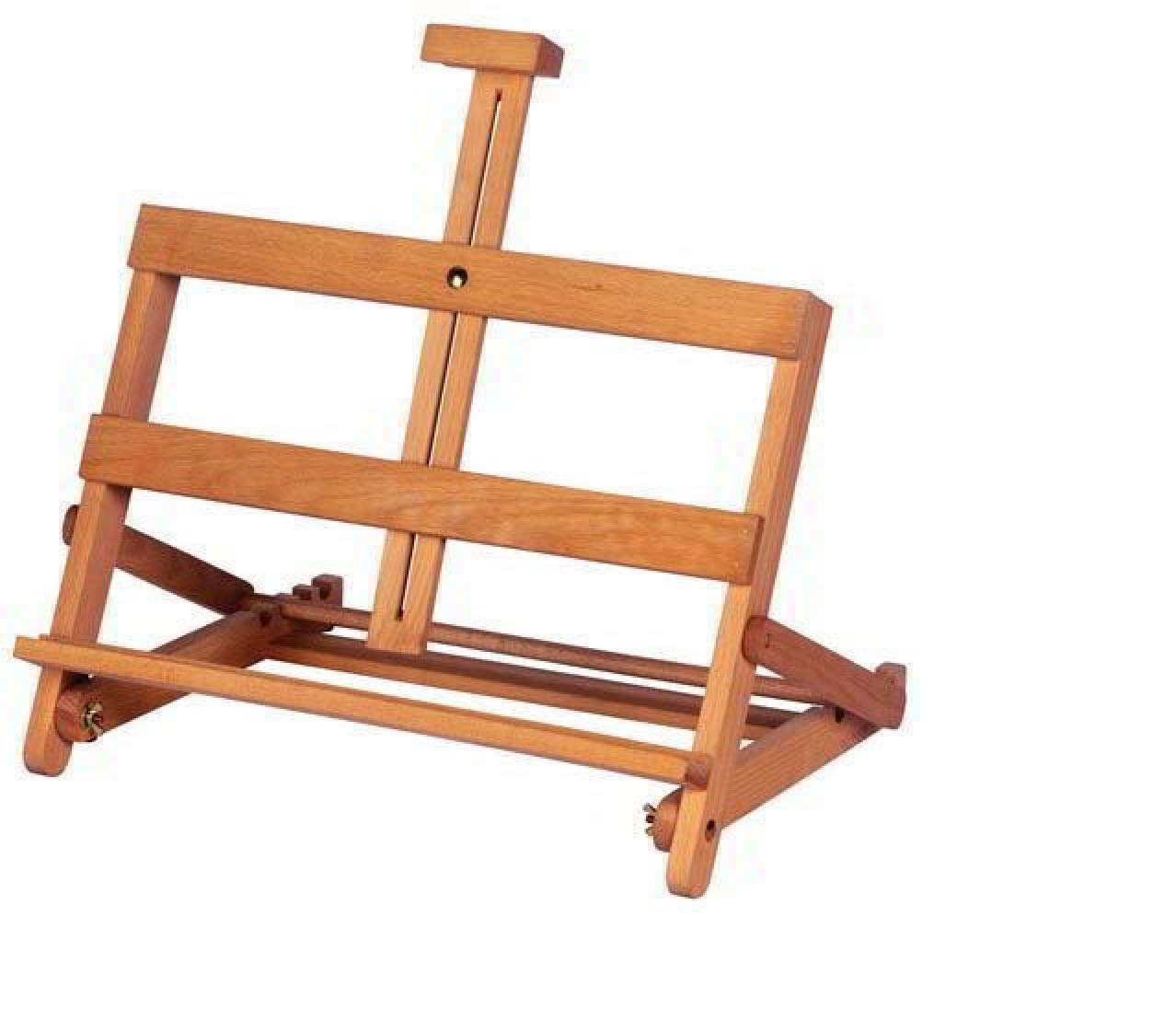 CWR CAVALLETTO per Tela O Pittura Tipo LEGGIO in Legno Verniciato CM 35X45x96H