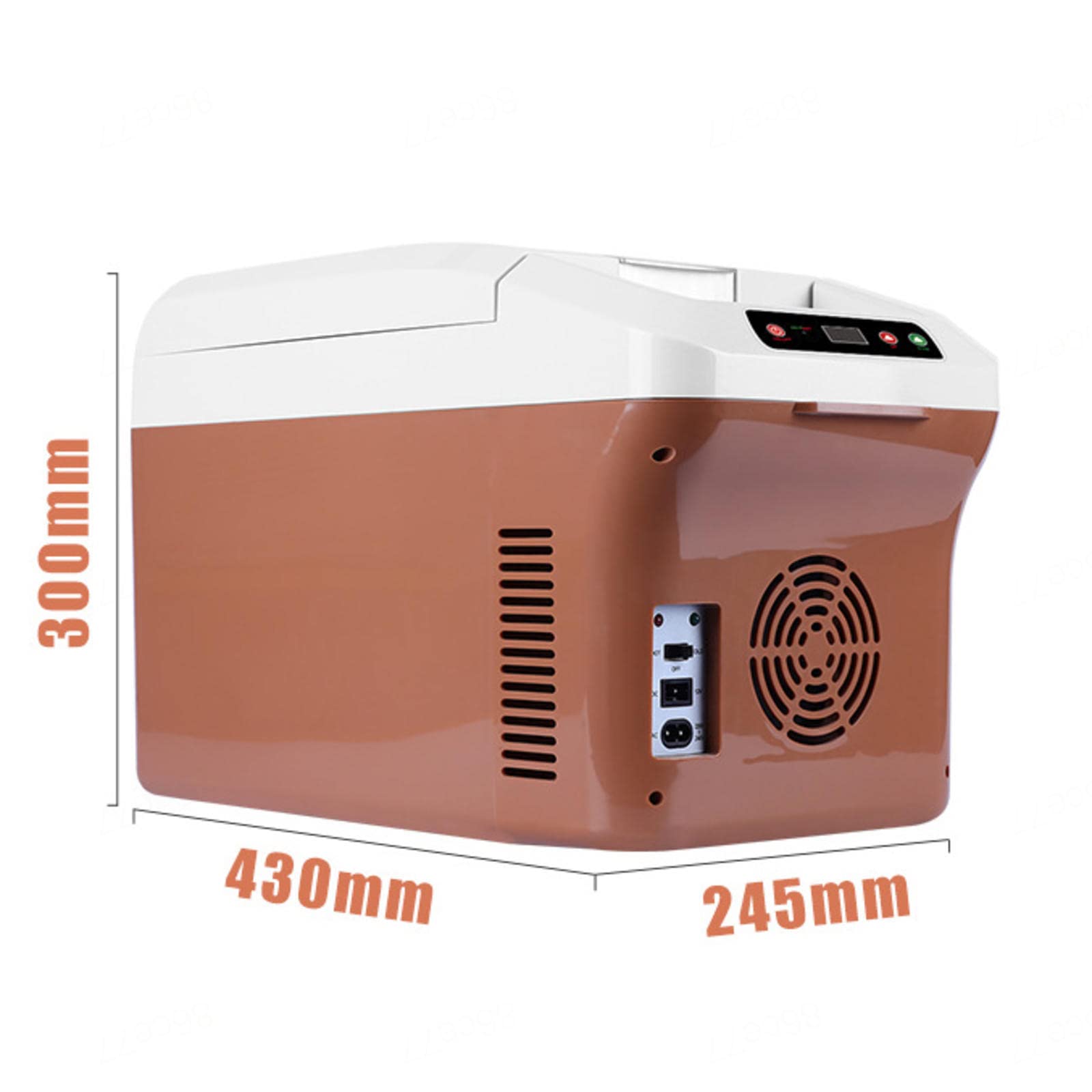 15L Przenośna Lodówka Lodówka Samochodowa 24V/12V/220-240V Chłodnica Samochodowa Elektryczne Fajne Pudełka Do Ciężarówki Camping Duże Odległości Jazdy Samochodem,15L-12V/24V/220V