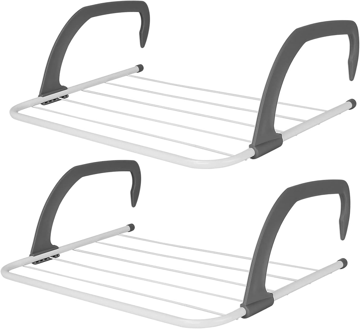 ASAB 2x Radiator Drying Rack Clothes Airer Towel Holder 5 Bar Radiator