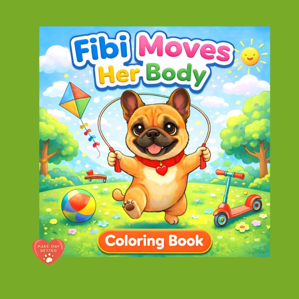 Fibi Moves Her Body – Coloring Book (Fibi Coloring Book)