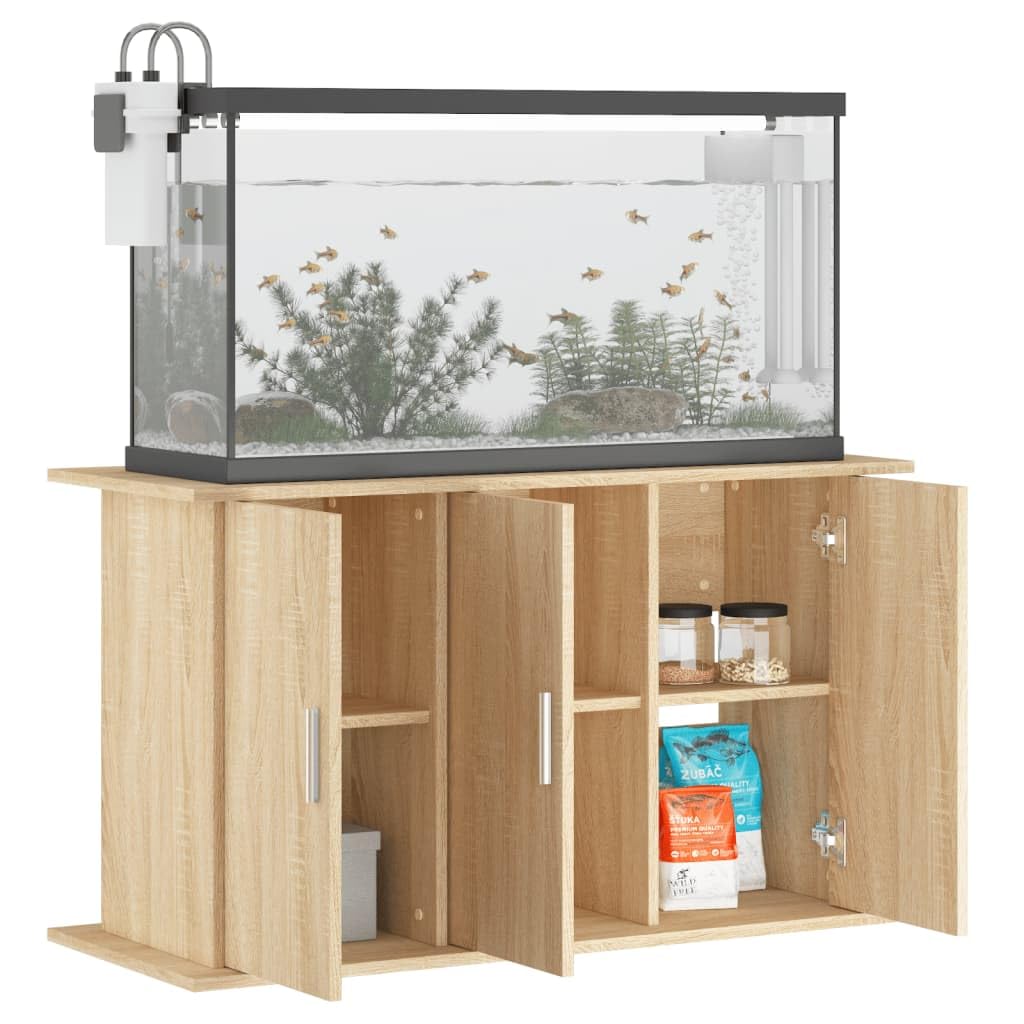 Festnight Aquarium Unterschrank Aquariumständer für Aquarien, Aquarienschrank Schrank Aquarium Tisch HolzwerkstoffSonoma Eiche 101 x 41 x 58 cm