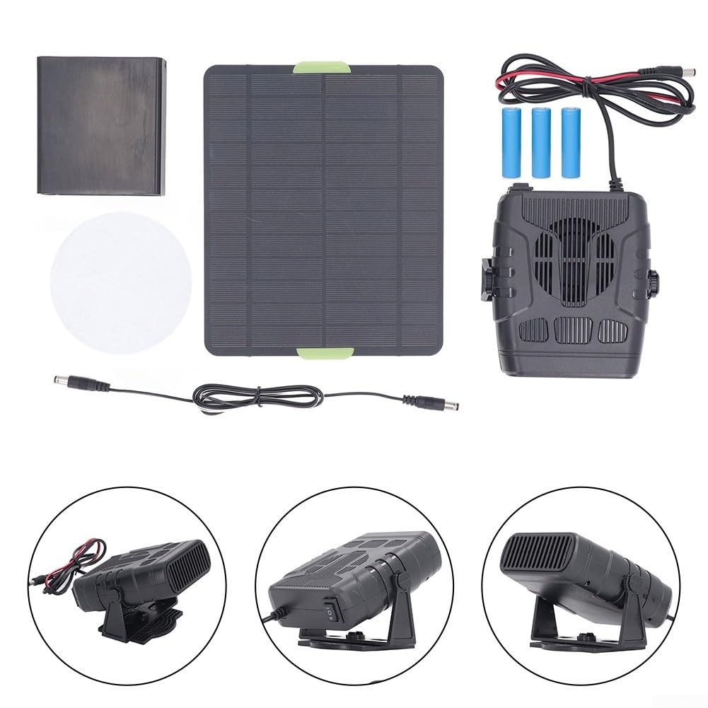 Kit Chauffage Solaire Portable - Panneau Solaire + Câble Chauffant 100 Cm Pour Camping, Voiture