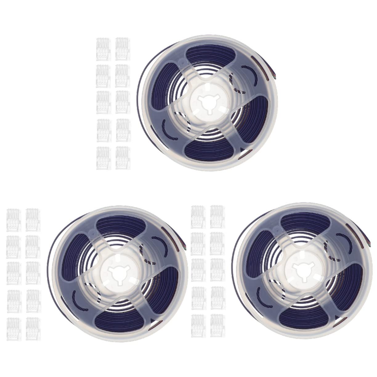 TEHAUX 30stücke Pin Rgb Strip Connector Mit Kabel Und Installieren Für Rgb Sorgt Für Stabile Verbindungen Löten