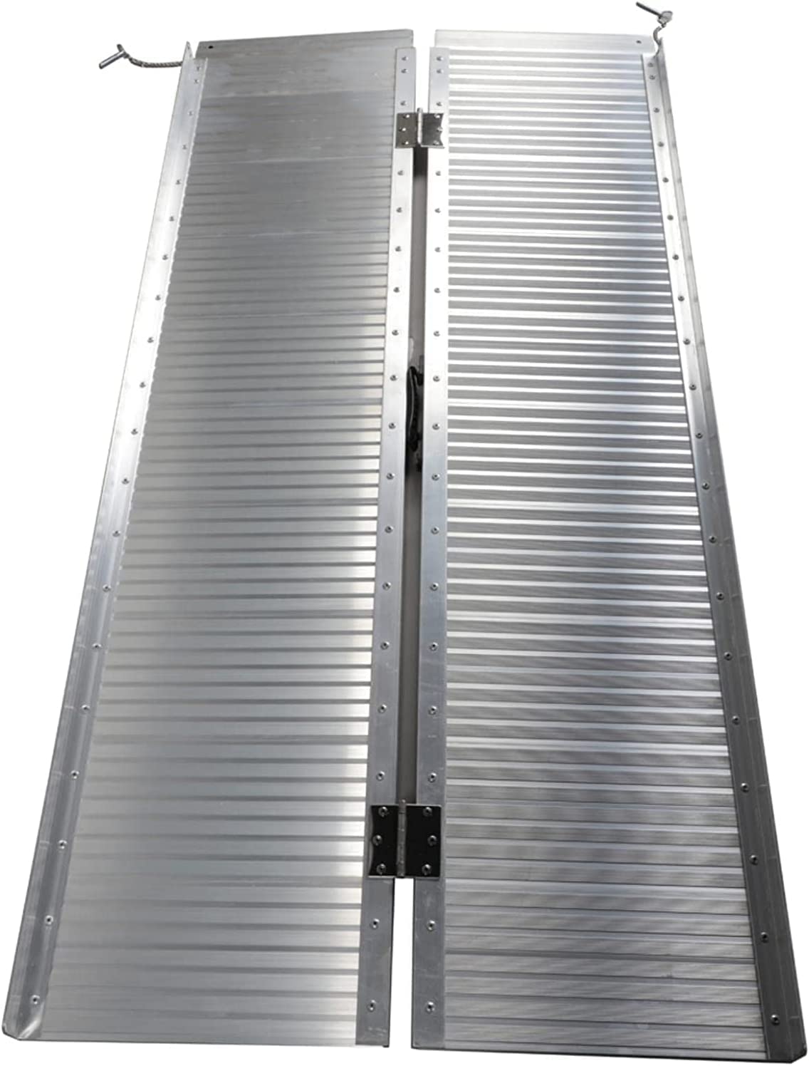 Podjazdy dla niepełnosprawnych 5 stóp przenośna aluminiowa składana rampa dla wózków inwalidzkich z powierzchnią antypoślizgową przenośna aluminiowa rampa dla skuterów mobilnych do domu, stopnie ant