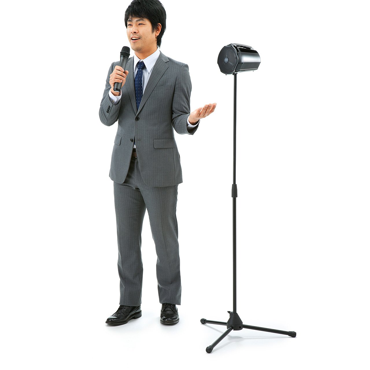 Amazon.co.jp: サンワサプライ スピーカースタンド MM-SPST1