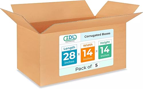 Miniatura 363 de Cajas para envío IDL Packaging - B-1266-5 de cartón corrugado, tamaño pequeño, de 12 pulgadas de largo x 6 pulgadas de ancho x 6 pulgadas de alto