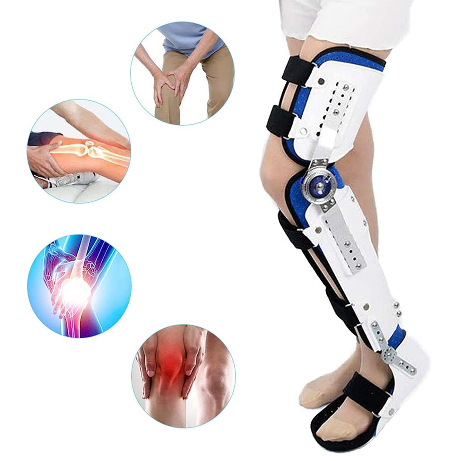 Amazon.co.jp: 下肢サポート装具、ウォーキングブーツブレース安定安全