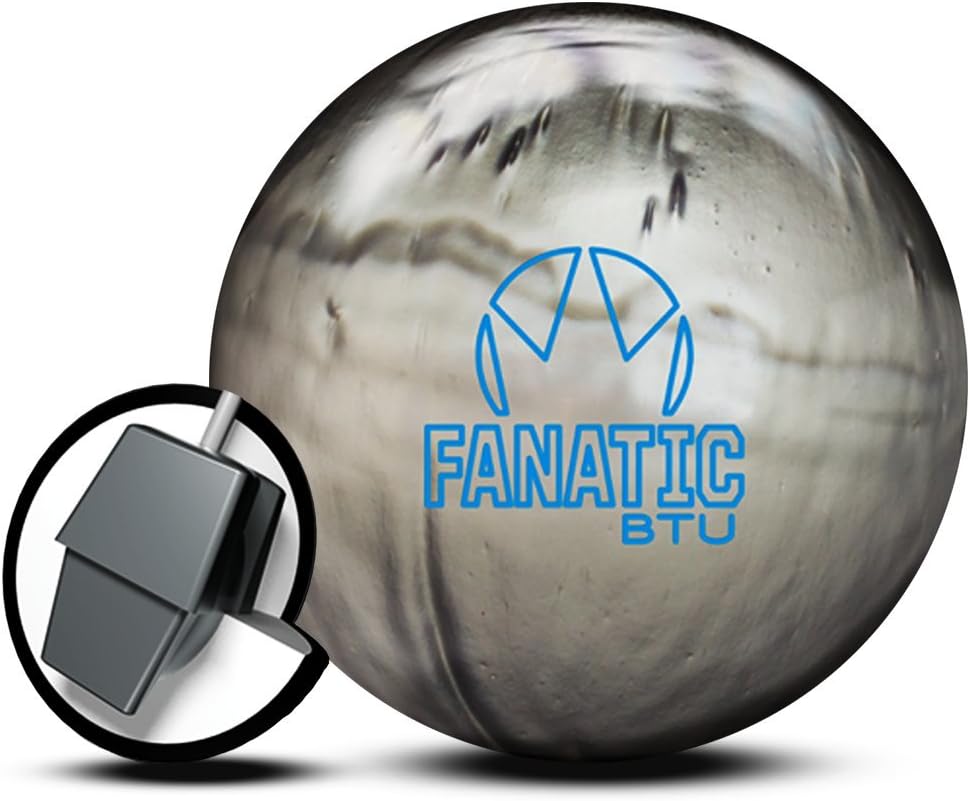 Brunswick Fanatic BTU Pearl Bowling Balls, Silver, 12 lb
